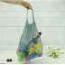 2XCotton Mesh String Organic Organizer Handbag Short Handle Net Tote